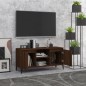 TV-Schrank mit Metallbeinen Braun Eichen-Optik 103,5x35x50 cm TV-Schrank mit Metallbeinen Braun Eichen-Optik 103,5x35x50 cm