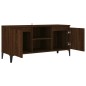 TV-Schrank mit Metallbeinen Braun Eichen-Optik 103,5x35x50 cm TV-Schrank mit Metallbeinen Braun Eichen-Optik 103,5x35x50 cm