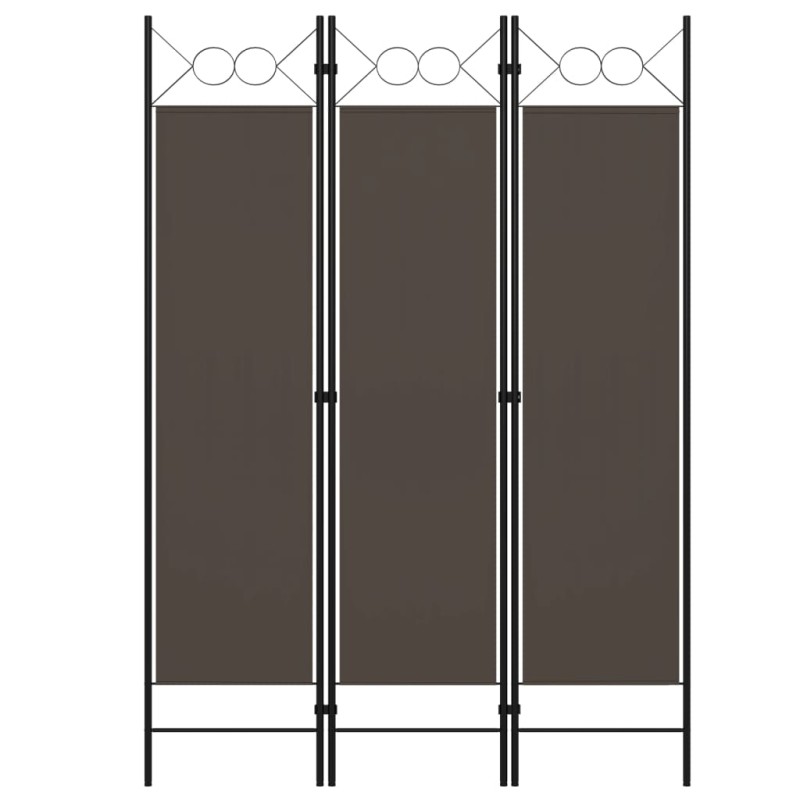 vidaXL 3-tlg. Raumteiler Anthrazit 120 x 180 cm vidaXL 3-tlg. Raumteiler Anthrazit 120 x 180 cm