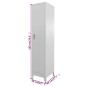 vidaXL Schließfachschrank 38x45x180 cm Stahl vidaXL Schließfachschrank 38x45x180 cm Stahl
