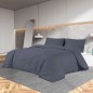 Bettwäsche-Set Anthrazit 135x200 cm Leichte Mikrofaser Bettwäsche-Set Anthrazit 135x200 cm Leichte Mikrofaser