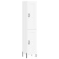 vidaXL Highboard Weiß 34,5x34x180 cm Holzwerkstoff vidaXL Highboard Weiß 34,5x34x180 cm Holzwerkstoff