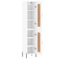 vidaXL Highboard Weiß 34,5x34x180 cm Holzwerkstoff vidaXL Highboard Weiß 34,5x34x180 cm Holzwerkstoff