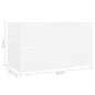 Waschbeckenunterschrank Weiß 80x38,5x45 cm Holzwerkstoff Waschbeckenunterschrank Weiß 80x38,5x45 cm Holzwerkstoff