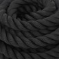Kampfseil Schwarz 12 m 9 kg Polyester Kampfseil Schwarz 12 m 9 kg Polyester