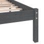Massivholzbett Grau Kiefer 140x190 cm Massivholzbett Grau Kiefer 140x190 cm