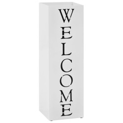 Regenschirmständer Welcome Stahl Weiß