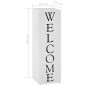 Regenschirmständer Welcome Stahl Weiß Regenschirmständer Welcome Stahl Weiß