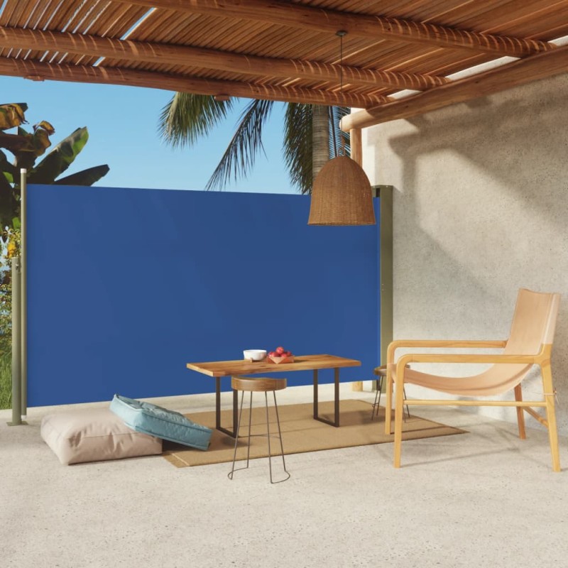 Seitenmarkise Ausziehbar 170x300 cm Blau Seitenmarkise Ausziehbar 170x300 cm Blau