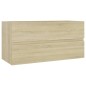 Waschbeckenunterschrank Sonoma-Eiche 90x38,5x45cm Holzwerkstoff Waschbeckenunterschrank Sonoma-Eiche 90x38,5x45cm Holzwerkstoff