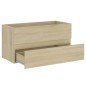 Waschbeckenunterschrank Sonoma-Eiche 90x38,5x45cm Holzwerkstoff Waschbeckenunterschrank Sonoma-Eiche 90x38,5x45cm Holzwerkstoff