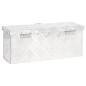 Aufbewahrungsbox Silbern 50x15x20,5 cm Aluminium Aufbewahrungsbox Silbern 50x15x20,5 cm Aluminium