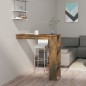 Wand-Bartisch Räuchereiche 102x45x103,5 cm Holzwerkstoff Wand-Bartisch Räuchereiche 102x45x103,5 cm Holzwerkstoff