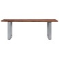 Couchtisch mit lebenden Kanten 115x60x40 cm Massivholz Akazie Couchtisch mit lebenden Kanten 115x60x40 cm Massivholz Akazie