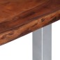 Couchtisch mit lebenden Kanten 115x60x40 cm Massivholz Akazie Couchtisch mit lebenden Kanten 115x60x40 cm Massivholz Akazie