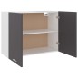 vidaXL Hängeschrank Grau 80x31x60 cm Holzwerkstoff vidaXL Hängeschrank Grau 80x31x60 cm Holzwerkstoff