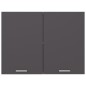 vidaXL Hängeschrank Grau 80x31x60 cm Holzwerkstoff vidaXL Hängeschrank Grau 80x31x60 cm Holzwerkstoff
