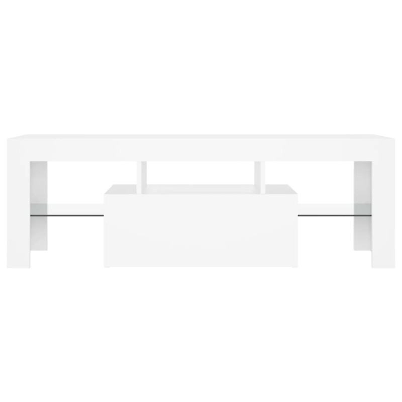 TV-Schrank mit LED-Leuchten Weiß 120x35x40 cm TV-Schrank mit LED-Leuchten Weiß 120x35x40 cm