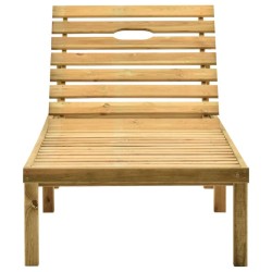 Garten-Sonnenliege Kiefernholz Imprägniert