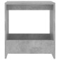 Beistelltisch Betongrau 50x26x50 cm Holzwerkstoff Beistelltisch Betongrau 50x26x50 cm Holzwerkstoff