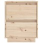 Nachttische 2 Stk. 40x35x50 cm Massivholz Kiefer Nachttische 2 Stk. 40x35x50 cm Massivholz Kiefer