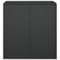 Garten-Kissenbox PE Rattan 100x49x103,5 cm Schwarz Garten-Kissenbox PE Rattan 100x49x103,5 cm Schwarz