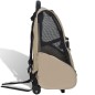 vidaXL Trolley für Haustiere 3-in-1 Faltbar Beige vidaXL Trolley für Haustiere 3-in-1 Faltbar Beige
