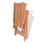 vidaXL Verstellbare Gartenstühle 2 Stk. Massivholz Teak vidaXL Verstellbare Gartenstühle 2 Stk. Massivholz Teak