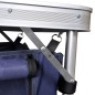 Campingmöbel Stauraum aus Aluminium zusammenklappbar Campingmöbel Stauraum aus Aluminium zusammenklappbar
