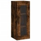 Highboard Räuchereiche 34,5x34x180 cm Holzwerkstoff Highboard Räuchereiche 34,5x34x180 cm Holzwerkstoff