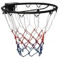 Basketballring Schwarz 45 cm Stahl Basketballring Schwarz 45 cm Stahl