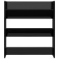 vidaXL Wand-Schuhschränke 2 Stk. Hochglanz-Schwarz 80x18x90cm vidaXL Wand-Schuhschränke 2 Stk. Hochglanz-Schwarz 80x18x90cm