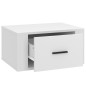 Wand-Nachttische 2 Stk. Weiß 50x36x25 cm Wand-Nachttische 2 Stk. Weiß 50x36x25 cm