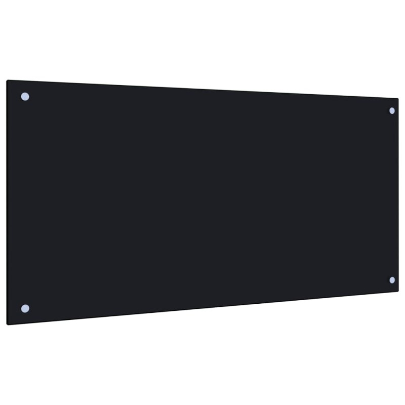 Küchenrückwand Schwarz 100x50 cm Hartglas Küchenrückwand Schwarz 100x50 cm Hartglas