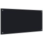 Küchenrückwand Schwarz 100x50 cm Hartglas Küchenrückwand Schwarz 100x50 cm Hartglas