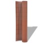 Gartenzaun Doppelseitig PVC 90 x 500 cm Braun Gartenzaun Doppelseitig PVC 90 x 500 cm Braun