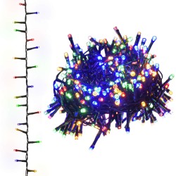 LED-Lichterkette mit 1000 LEDs Mehrfarbig 25 m PVC