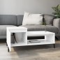 Couchtisch Weiß 100x50x45 cm Holzwerkstoff Couchtisch Weiß 100x50x45 cm Holzwerkstoff