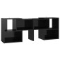 TV-Schrank Hochglanz-Schwarz 104x30x52cm Holzwerkstoff TV-Schrank Hochglanz-Schwarz 104x30x52cm Holzwerkstoff
