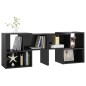 TV-Schrank Hochglanz-Schwarz 104x30x52cm Holzwerkstoff TV-Schrank Hochglanz-Schwarz 104x30x52cm Holzwerkstoff