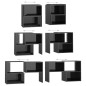 TV-Schrank Hochglanz-Schwarz 104x30x52cm Holzwerkstoff TV-Schrank Hochglanz-Schwarz 104x30x52cm Holzwerkstoff