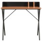 vidaXL Schreibtisch Schwarz und Braun 80x50x84 cm vidaXL Schreibtisch Schwarz und Braun 80x50x84 cm