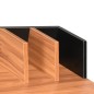 vidaXL Schreibtisch Schwarz und Braun 80x50x84 cm vidaXL Schreibtisch Schwarz und Braun 80x50x84 cm