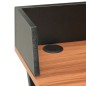 vidaXL Schreibtisch Schwarz und Braun 80x50x84 cm vidaXL Schreibtisch Schwarz und Braun 80x50x84 cm