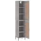 Highboard Grau Sonoma 34,5x34x180 cm Holzwerkstoff Highboard Grau Sonoma 34,5x34x180 cm Holzwerkstoff