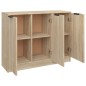 Sideboard Sonoma-Eiche 90,5x30x70 cm Holzwerkstoff Sideboard Sonoma-Eiche 90,5x30x70 cm Holzwerkstoff