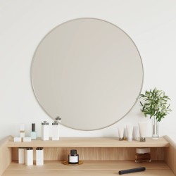 Wandspiegel Silbern Ø 60 cm Rund