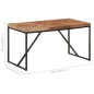 Esstisch 140x70x76 cm Massivholz Akazie und Mango Esstisch 140x70x76 cm Massivholz Akazie und Mango