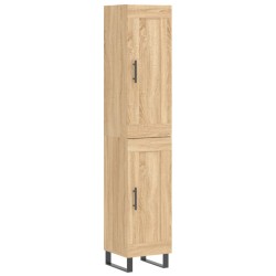 Highboard Sonoma-Eiche 34,5x34x180 cm Holzwerkstoff
