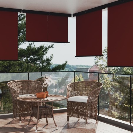 Balkon-Seitenmarkise 160 × 250 cm Braun